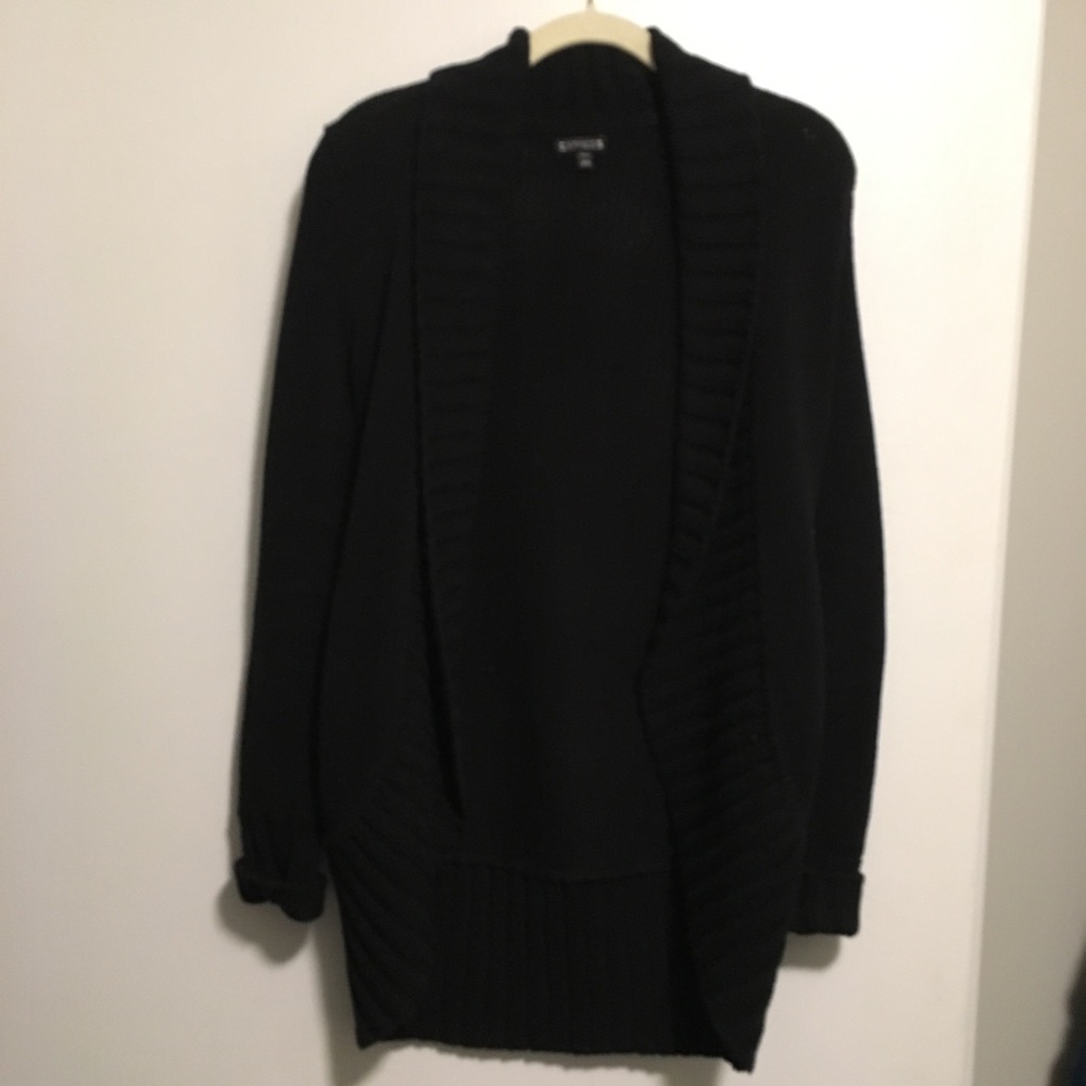 Long Black Express Sweater